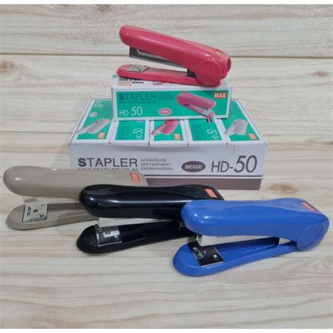 Jual STAPLER MAX HD 50 STAPLER BESAR JEPRETAN KERTAS Shopee Indonesia