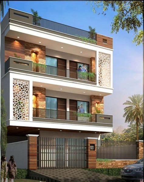 Modern Three Stories Building Exterior - Engineering Discoveries | House designs exterior, House ...