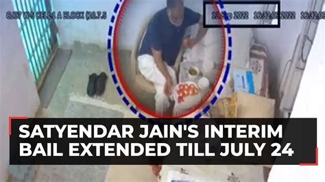 Money Laundering Case Sc Extends Satyendar Jains Interim Bail Till