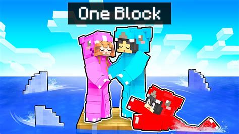 Minecraft RAFT But There IS ONLY ONE BLOCK! - YouTube