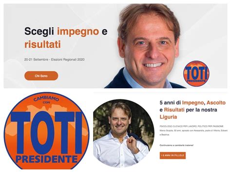 Regionali Online Il Sito Web Di Marco Scajola Cambiamo Cinque