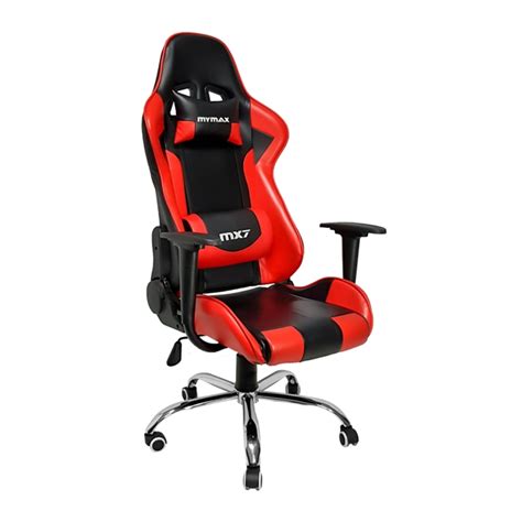 Cadeira Gamer MyMax MX7 Preto Vermelho MGCH 002 RD