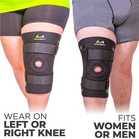 BraceAbility Knee Brace For Large Legs And Bigger People With Wide