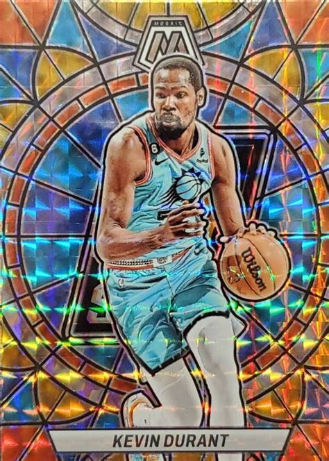 Kevin Durant Mosaic Stained Glass Ssp Price Guide Sports