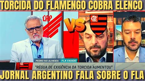 Flamengo X Athl Tico Pr L Torcida Cobra Os Jogadores L Not Cias Do