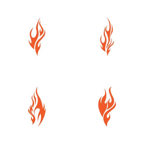 Fire flame vector illustration design template 3243428 Vector Art at ...