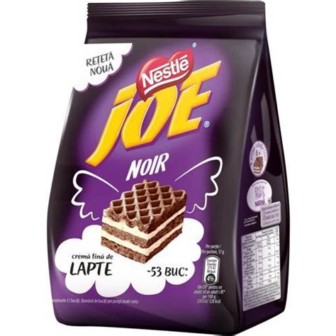 Napolitane Cu Crema De Lapte JOE Noir 160g