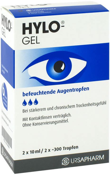 Hylo Gel Augentropfen X Ml Ab Mai Preise