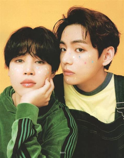 Scans Bts For Japan Fanclub Magazine Vol Taehyung Jimin Cr Vmin