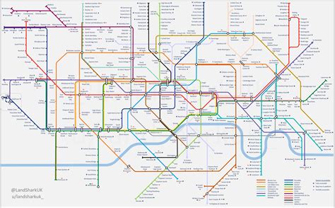 Someone Has Radically Redesigned The London Tube Map