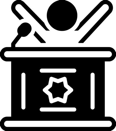 solid icon for president 27508131 Vector Art at Vecteezy