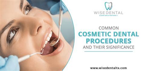 Common Cosmetic Dental Procedures And Their Significance