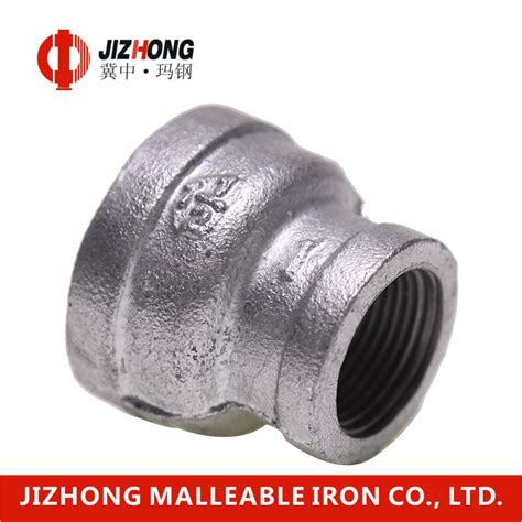 Reducer Pipe Fitting Hot Dipped Galvanized Malleable Iron Tube Fittings China Hot Dipped