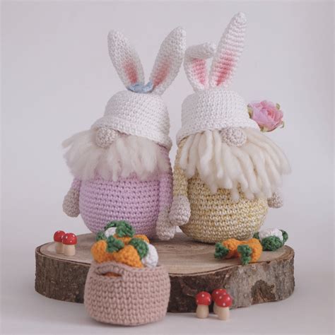 Easter Gnome Crochet Pattern Free Web Easter And Summer Garden Gnome