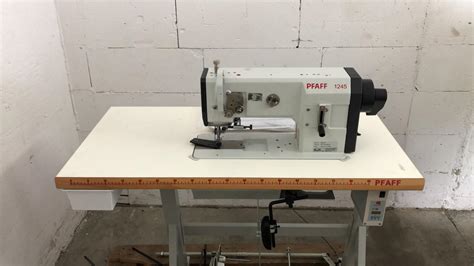 Sieck Pfaff Kl 1245 601 Clpmn8 Single Needle Flat Bed Sewing Machine