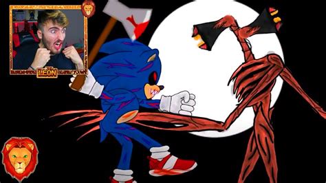 Siren Head Vs Sonic Exe Muy Epico La Batalla Definitiva