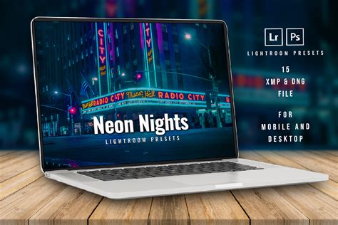 15 Neon Nights Lightroom Preset Graphic By ZHidayat Creative Fabrica