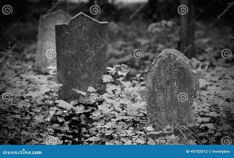 An Old Gravestone In The Cemetery Stock Photo Image Of Gravestone