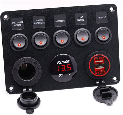 Amazon Cllena Dual USB Socket Charger 2 1A 2 1A LED Voltmeter