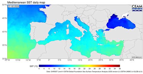 Mediterranean Sea Surface Temperature CEAMed