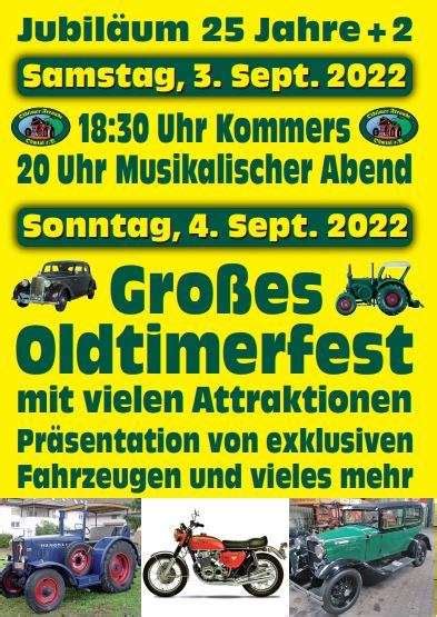 Oldtimertreffen Oldtimer Freunde Ohmtal Veranstaltung Freizeit