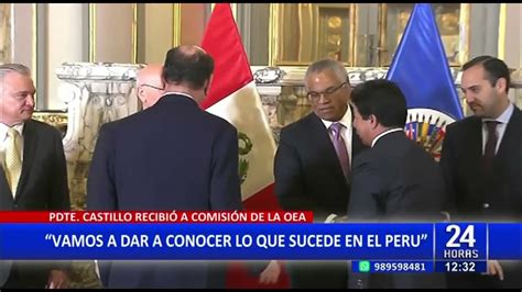 Pedro Castillo Se Pronuncia Tras Reunirse Con Comisión De La Oea 12