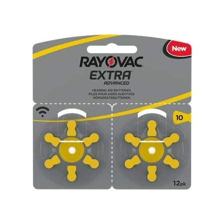 Batterie Pour Appareils Auditifs Rayovac Extra Advanced Zink Air X