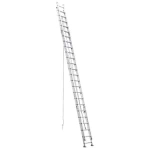 Werner 40 Ft Aluminum D Rung Extension Ladder With 300 Lb Load