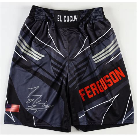 Tony Ferguson Signed Ufc Fight Shorts Inscribed El Cucuy Cso