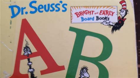 Dr Seuss Abc Read Aloud Youtube