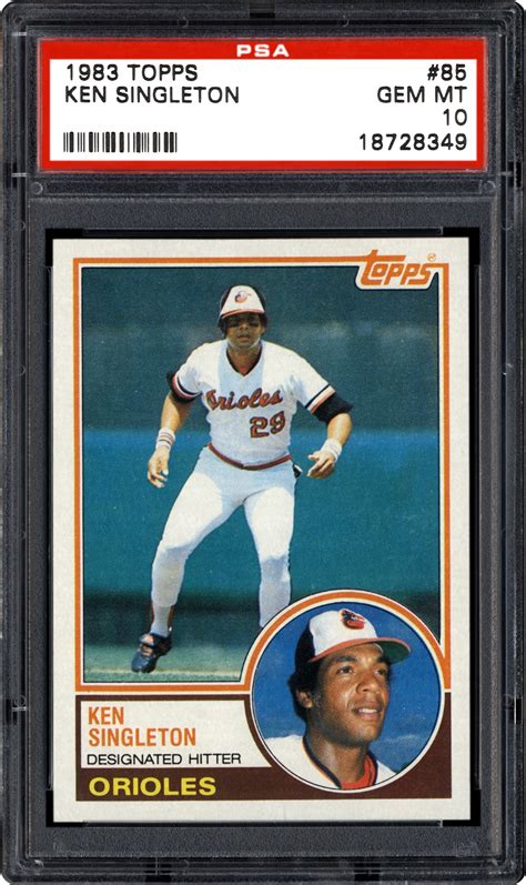 1983 Topps Ken Singleton | PSA CardFacts™