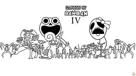 Garden Of Ban Ban Coloring Page Coloring Pages