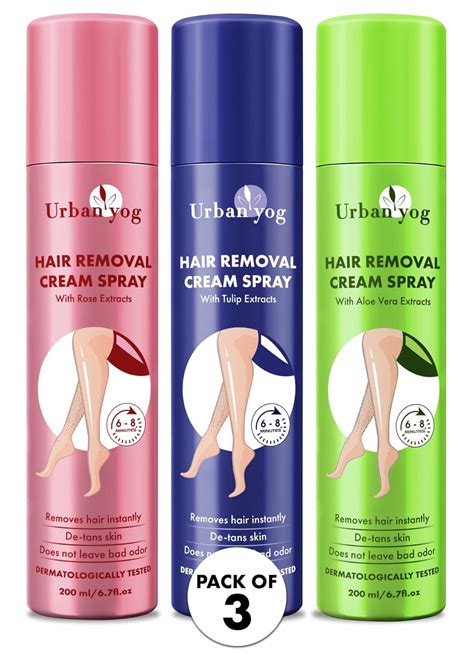 Buy Urban Yog Hair Removal Cream Spray For Women Ml Units