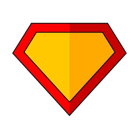 Logotipo De Superhéroe Ilustración Vectorial Vector Premium