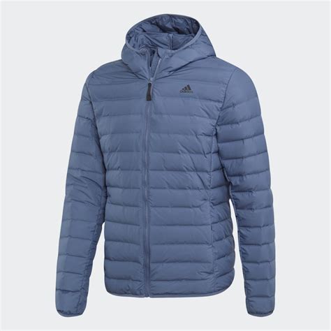 Adidas Campera Con Capucha Varilite Soft Down Azul Adidas Argentina