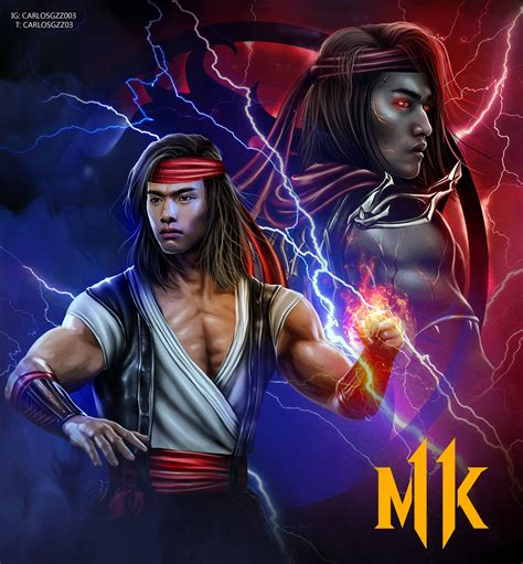 The Past Meets Present Liu Kang 🔥 Artwork By Me This Is Part Of A