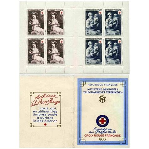 Carnet De Timbres Croix Rouge Neuf Philantologie