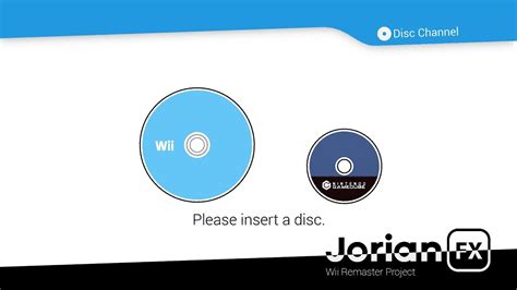 Wii Disc Channel Remaster Jorianfx Youtube