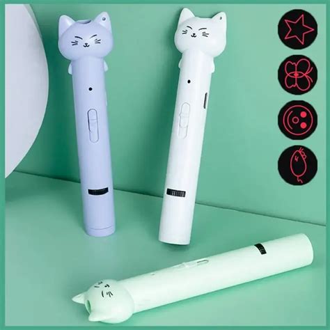 Caneta De Proje O Laser Usb Multi Padr O Engra Ado Pet Cat Toy Multifun