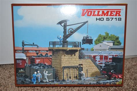 Vollmer HO 5718 Railway Coaling Station W Crane New In Box For