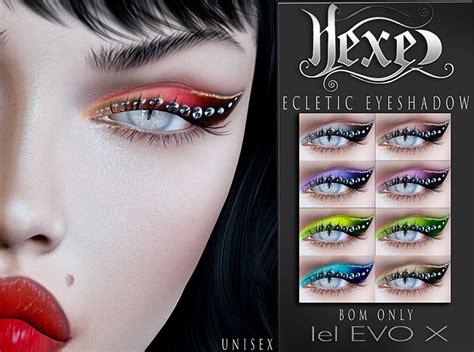 Second Life Marketplace Hexed Ecletic Eyeshadow Bom Only Evox