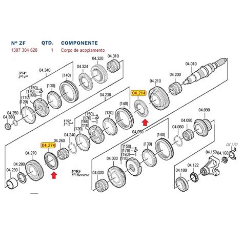Corpo Acoplamento Sincronizador Cambio Zf A E A