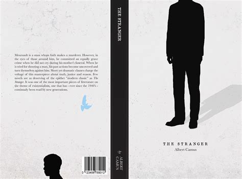 The Stranger - A book cover for Albert Camus' novel on Behance | Book ...