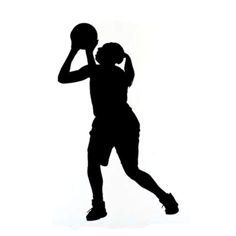 Women Basketball Silhouette at GetDrawings | Free download