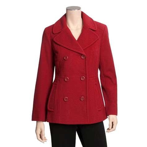 London Fog Wool Pea Coat For Women 2719a Save 38