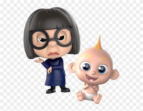 Edna Mode & Jack-jack Cosbaby Set - Jack Jack Edna Toy, HD Png Download ...