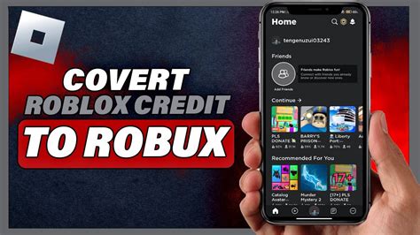 How To Convert Your Roblox Credit Balance Into Robux 2024 YouTube