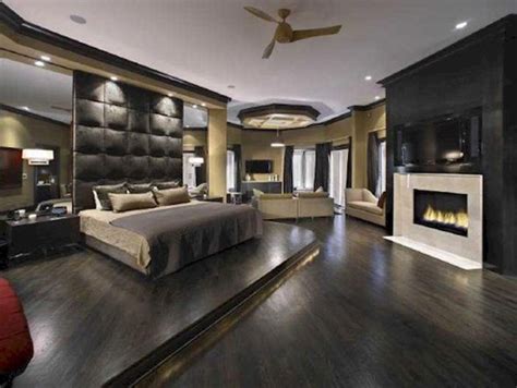 Modern mansion bedroom - 75 photo