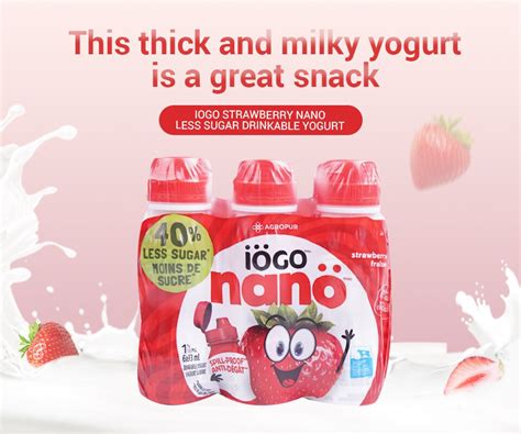 Iogo Strawberry Nano Drinkable Mlx T T Supermarket