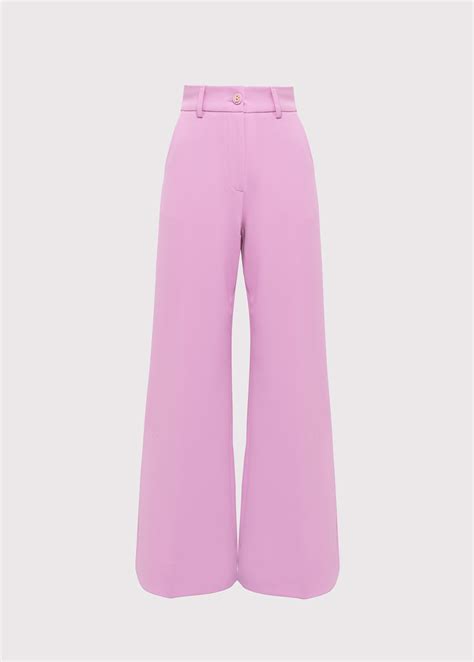 Pantaloni Ampi In Crêpe Stretch Blugirl